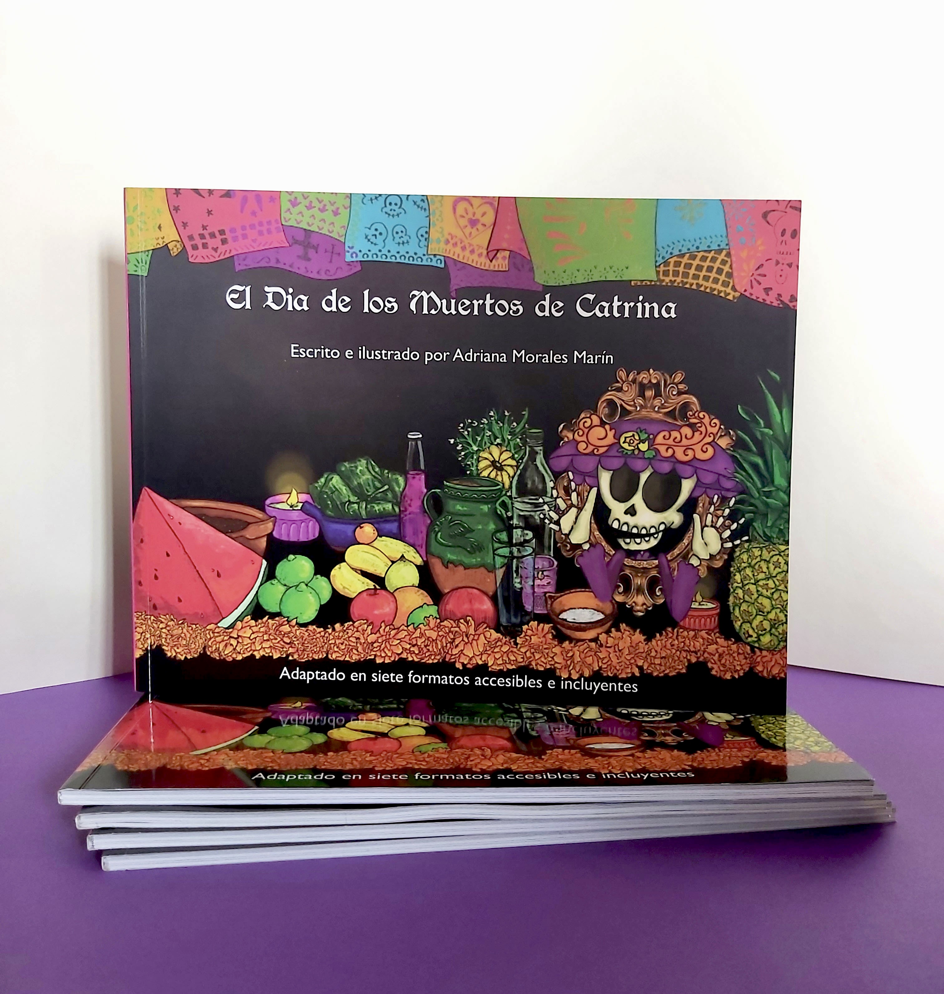 Libro el día de los muertos de Catrina